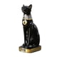 thumbnail image 4 of Estatua de la diosa gata Bastet, figura decorativa de animal, gatito, color negro antiguo 9x12x235cm, 4 of 9