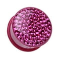 thumbnail image 3 of Brilliant Sparkles Color Body Single Flared Ear Gauge Plug Earrings, 3 of 5