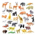 Wofair 53 Piece Mini Jungle Farm Animals Toys Set, Forest Small