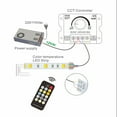 thumbnail image 6 of CCT RF Remote Controller PWM Dimming Color Temperature Dimmer Switchfor DC 12V 24V 30A Dual Color 5050 3528 LED Strip Light, 6 of 6