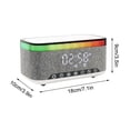 thumbnail image 3 of Altavoces Bluetooth Escritorio Inalámbrico Bluetooth Altavoces Ruido Blanco Música Rgb Display de Reloj de Luz Bluetooth Inalámbrico Audio de Llenado Altavoces Bluetooth con Luces, 3 of 9