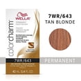 thumbnail image 3 of Tinte líquido permanente para cabello Color Charm - 7WR Tan Blonde de Wella para unisex - Tinte para cabello de 1,42 oz Wella Color de pelo 1.4 oz, 3 of 3