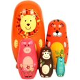 thumbnail image 1 of Objetos pequeños hechos a mano de diferentes patrones de madera - Muñeca Matryoshka Muñecas de madera hechas a mano Patrón de animales de dibujos animados Juguete para regalo Zhivalor WRQX-402, 1 of 5