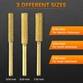 thumbnail image 5 of Uxcell Diamond Chainsaw Sharpener [24pcs] - Chainsaw Sharpening for Chain Saw, Jewelry, Stone, Wood- [Gold- 5/32 Inch], 5 of 7