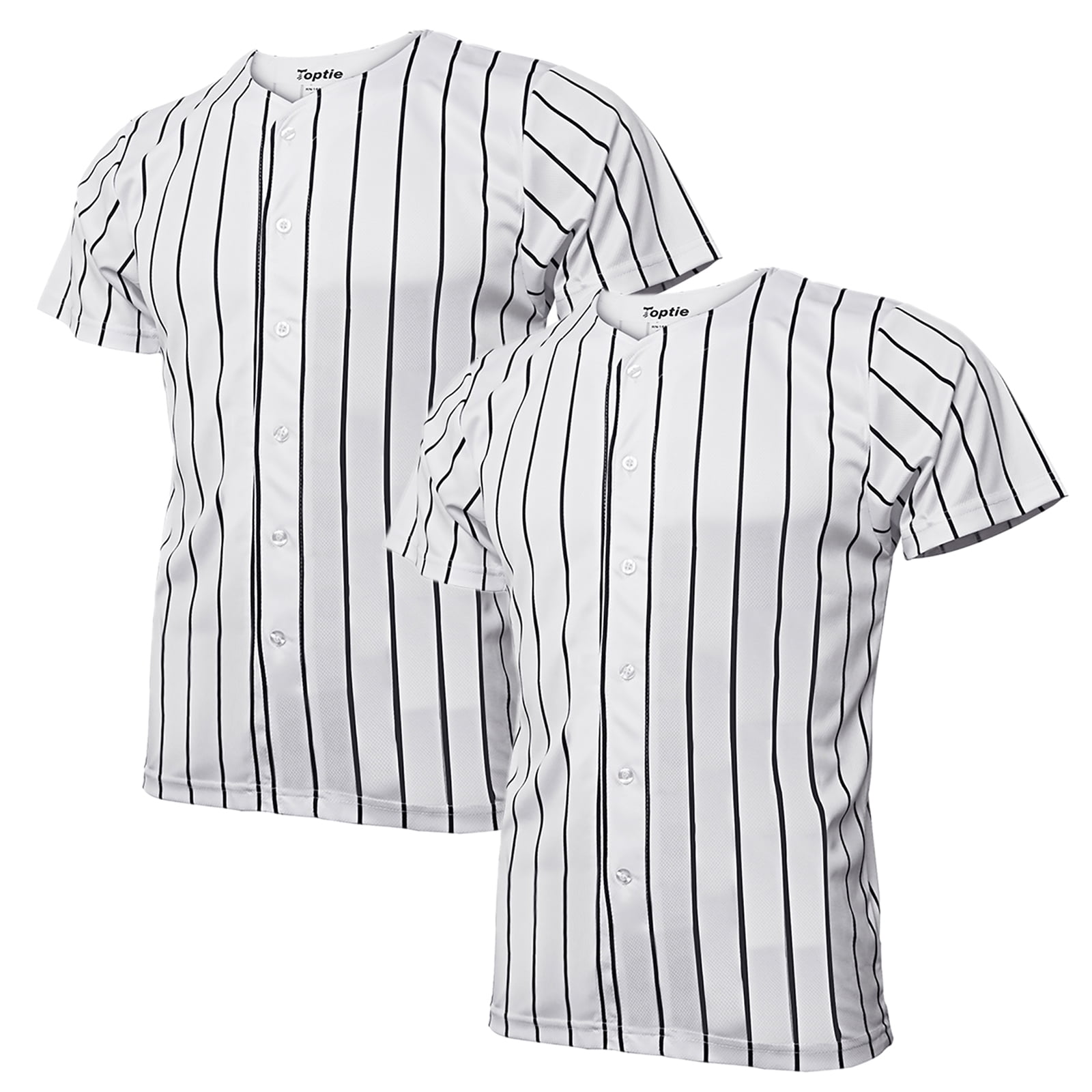 Toptie TOPTIE Women Baseball Jersey Hip Hop Hipster Button Down Baseball T  Shirt