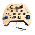 thumbnail image 1 of Juguete Montessori de mesa ocupada con botones de luz, juguete sensorial de habilidad práctica, juguete de Aprendizaje Temprano para niños, regalo, 1 of 9