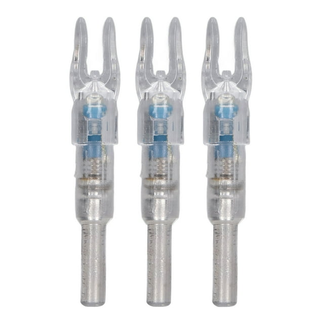 3PCS Nocks de Flechas Iluminados NikouMX Encendido Automático 6.2mm