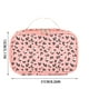 thumbnail image 3 of pstuiky Bolsa de maquillaje de viaje de gran capacidad bolsa de cosméticos portátil de piel sintética bolsa organizadora de maquillaje con diseño de gran apertura., 3 of 3