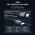 thumbnail image 2 of Cable de carga Nillkin 2 en 1 USB a Lightning y tipo C de 1,5 m, 2 of 9