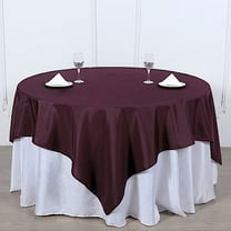 BalsaCircle Patriotic Veterans Day 70" x 70" Burgundy Square Tablecloth 4th of July Independence Day