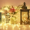 thumbnail image 4 of luces de cadena lámparas led accesorios de diseño de atmósfera iluminación decorativa para bar dormitorio puerta ventana suministros blanco Kits de decoración para fiestas Warmweiß/4 Meter Yuarrent HA061916-04, 4 of 6