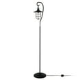 thumbnail image 5 of Evelyn&Zoe Bay Nautical Floor Lamp with Glass Shade in Brushed Nickel/Clear, 5 of 5