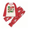 thumbnail image 3 of Lvotionpl Match Family Christmas Pjs, Matching Christmas Pajamas Long Sleeve Top & Pants Set Matching Holiday Family Pajama Xmas Sets, 3 of 5