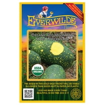 Everwilde Farms - 10 Organic Red Moon And Stars Watermelon Seeds - Gold Vault Jumbo Bulk Seed Packet