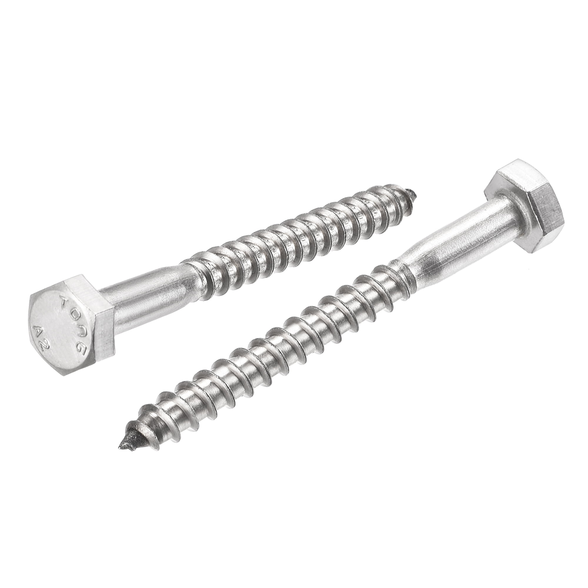 2IN Zinc Plated Hex Head Coach Lag Screw Bolt CLEARANCE 5/16 50mm 