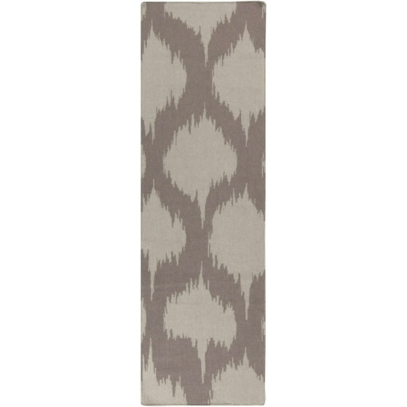 Boutique Rugs Corinna Bohemian, Transitional Runner Rug - Charcoal, Gray - 2'6" x 8' Runner