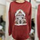 thumbnail image 3 of Sudadera con capucha y parches de purpurina, camiseta vintage, ropa de calle de manga larga ajustada estilo Harajuku, ropa de mujer, camiseta navideña, otoño e invierno 2024, 3 of 5