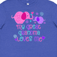thumbnail image 4 of Inktastic My Great Grandma Loves Me- cute elephants Youth T-Shirt, 4 of 5