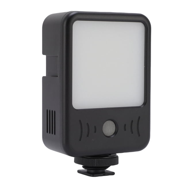 Luz de Video de Cámara, Micrófono Cardioide LED Camera LED 49 LED Para Transmisión en Vivo