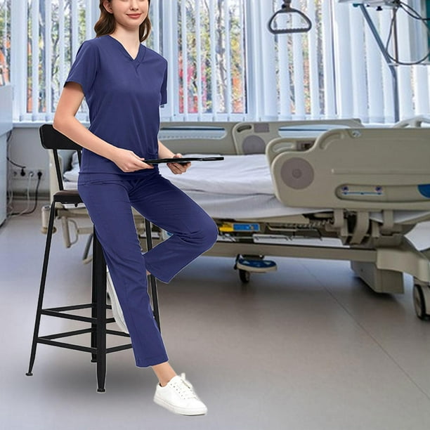 lionlar Ensemble de Blouses Médicales pour Femmes Haut et Pantalon