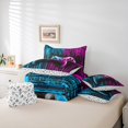 thumbnail image 5 of Feelyou Blue Pink Gamepad Bedding Comforter Set 7 Pieces, Video Gaming Gamer Full Bedding Set, Teens Kids Boys Girls Reversible Fitted Sheet Flat Sheet, Breathable Home Decor, 5 of 7