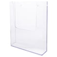 thumbnail image 1 of KAKOWELY Transparent Storage Rack Wall-mounted Magazine Stand File Organizer Transparent Brochure Holder for Shop9.65"X8.78"X1.69", 1 of 5
