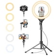 thumbnail image 1 of Anillo de luz para selfies, tamaño UBeesize, 12 pulgadas, con soporte para trípode de 62 pulgadas, 1 of 6