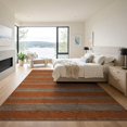 thumbnail image 3 of ODIKA 9'x12' Washable Area Rug Rustic Annual Ring Design Featuring Natural Wood Stump for Great Room, Indoor Concept, Large Living Low Pile, Flatwoven, 3 of 7