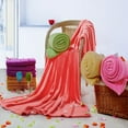 thumbnail image 6 of Blanket Polyester Blanket 70 * 100Cm Solid Color Blanket Falei Velvet Small Blanket Gray, 6 of 9