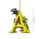thumbnail image 2 of Colgante de dinosaurio con la letra D, decoración navideña, colgante de dinosaurio con la letra D, estilo adorable, decoración festiva para el hogar, regalo único, marco de metal.,Wsvlmg, 2 of 9