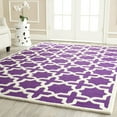 thumbnail image 2 of SAFAVIEH Cambridge Liz Geometric Wool Area Rug, Purple/Ivory, 2' x 3', 2 of 7