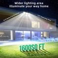 thumbnail image 5 of Solar Flood Lights 342 LED 350LM Outdoor Motion Sensor IP65 Waterproof Light for Streets Patios and Pathways, 5 of 8