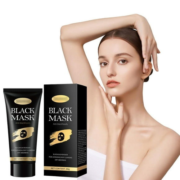 MEJISOO Clay Mask Blackhead Remover Kit Face Peel Off for Blackhead Dirt Purifying and Pores Shrinking Face Masks Skincare Black*2