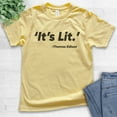 thumbnail image 2 of Kids It's Lit T-shirt, Youth Kids Boy Girl T-Shirt, Funny Shirt, Funny Saying Shirt, Yellow, X-Large, 2 of 4