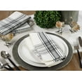 thumbnail image 3 of Fennco Styles Modern Plaid 100% Cotton Table Runner 16" W x 54" L - Black Table Cover for Everyday Use, Dining Table Décor, Banquet, Family Gathering and Special Occasio, 3 of 3