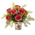 thumbnail image 1 of Rose & Maiden Hair avec Jardinière Florale, 1 of 1