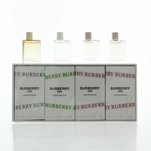 Burberry Mini Perfume Set, Her 4 Piece Gift Set, 0.16 oz London