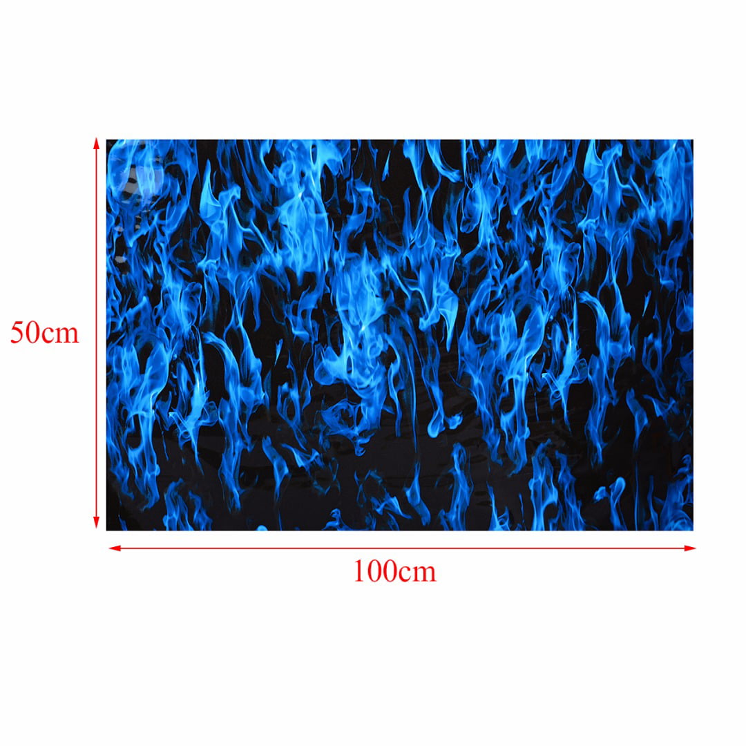 50x100cm Fire Hydrographic Film Water Transfer Printing Hydro Dip Style Craft 