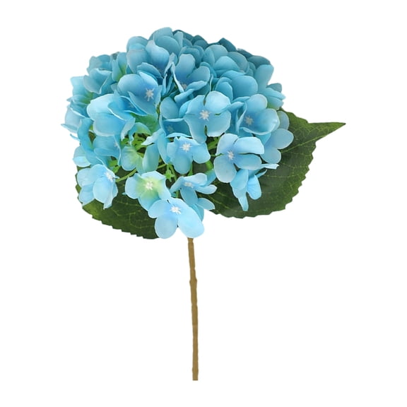 Artificial Hydrangea Flowers Bouquets, Realistic Faux Silk Hydrangea Stems, Multi‑Color Fake Flower for Wedding Home Table Vase Hanging Basket Decor,18.11 in,1pc.