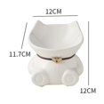 thumbnail image 2 of small Cuenco de comida para gatos de cerámica para mascotas, cuenco con boca oblicua para perros, cuenco de agua, protección de pie alto, vértebra Cervical, 2 of 5