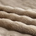 thumbnail image 5 of Eurhowing Faux Furry Bubble Throw Blanket, 450GSM Thick Soft Fluffy Plush Blanket, Fuzzy Shaggy Throw for Couch, Sofa & Bed, 51"×63", Light Camel, 5 of 8