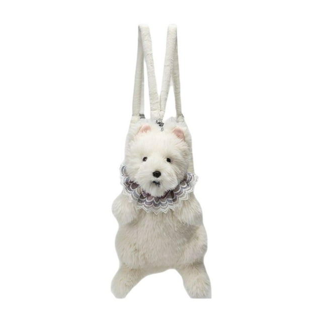 Linda mochila de muñeca para perros de peluche Viajes de viaje para niños calle