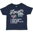thumbnail image 3 of Inktastic Flower Girl Wedding Duties Girls Toddler T-Shirt, 3 of 5