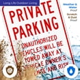 thumbnail image 4 of Private Parking No Parking Sign, 24x36 Corrugated Plastic, 4 of 7