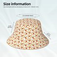 thumbnail image 3 of Fotbe Gnomes Autumn Sombrero Tipo Pescador con Estampado – Sombrero de Sol de Algodón de Moda para Playa, Golf, Pesca, 3 of 6
