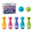 thumbnail image 2 of Multi-Color Bowling Toy Set for Toddlers, Indoor Outdoor Mini Bowling Game with Expressions, Educational Sports Play Set for Skill Development and Fun, 2 of 9