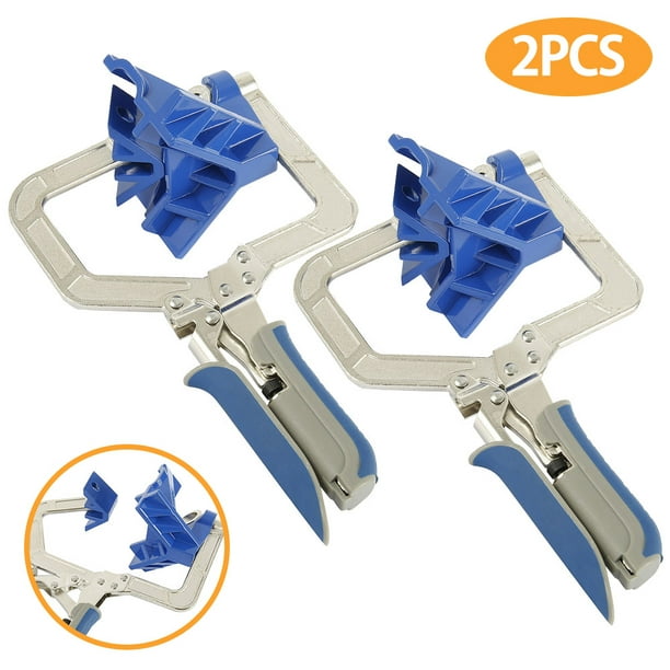 90 Degree Corner Clamp Face Frame Woodworking Fixture Fit Auto-adjustable Angle 