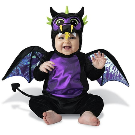 InCharacter Infant Baby Black Dragon Costume 12-18 Months