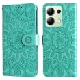 thumbnail image 1 of Funda tipo cartera GANGXUN para Xiaomi Redmi Note 13 4G , diseño girasol, cuero PU, soporte, cierre magnético, tarjetero, 1 of 5