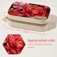 thumbnail image 5 of Peony Velvet Portable Jewelry Stand with Removable Compartment - Organizer Box, Necklace Holder, Jewelry Display - Gift, 5 of 7